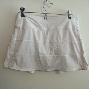 Lululemon White Tennis Skirt